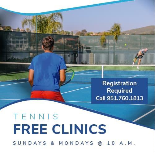 Free Tennis Clinics
